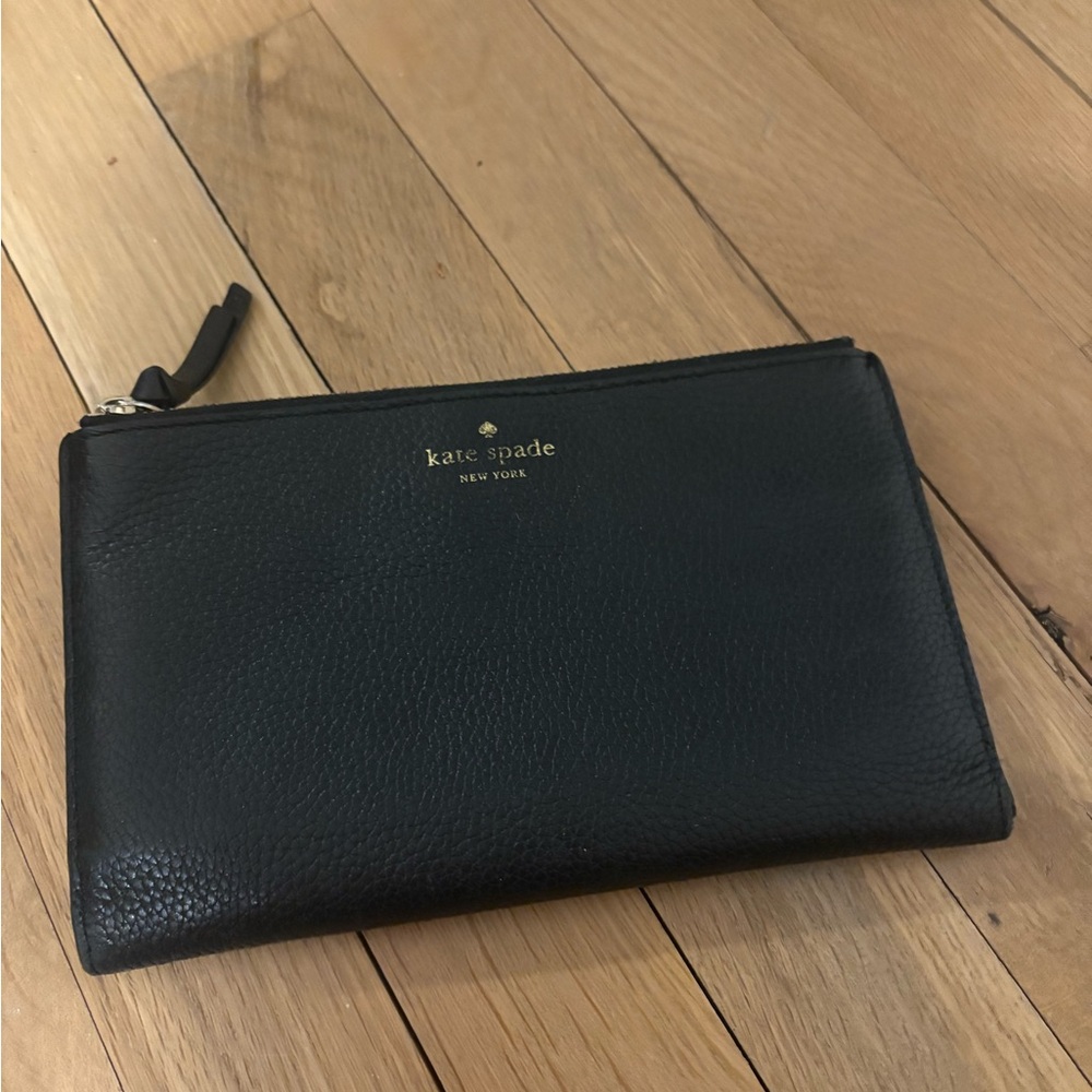 Kate Spade Black Leather Wallet